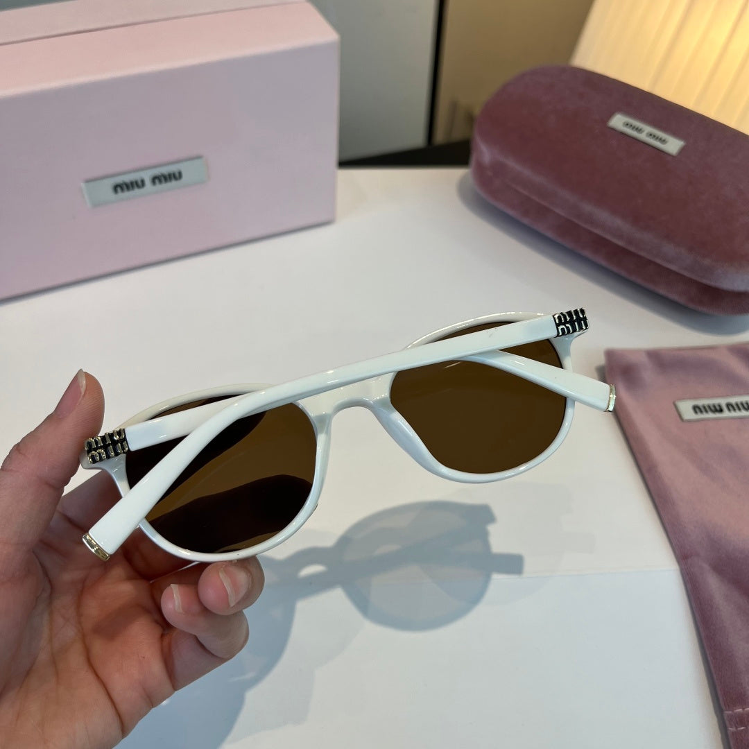Miu Miu SMUO7S Square Silver Lens Sunglasses for Men & Women - 998393 - detail image 6