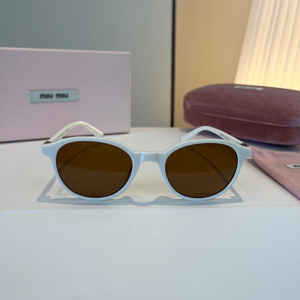 Miu Miu SMUO7S Square Silver Lens Sunglasses for Men & Women - 998393 - detail image 2