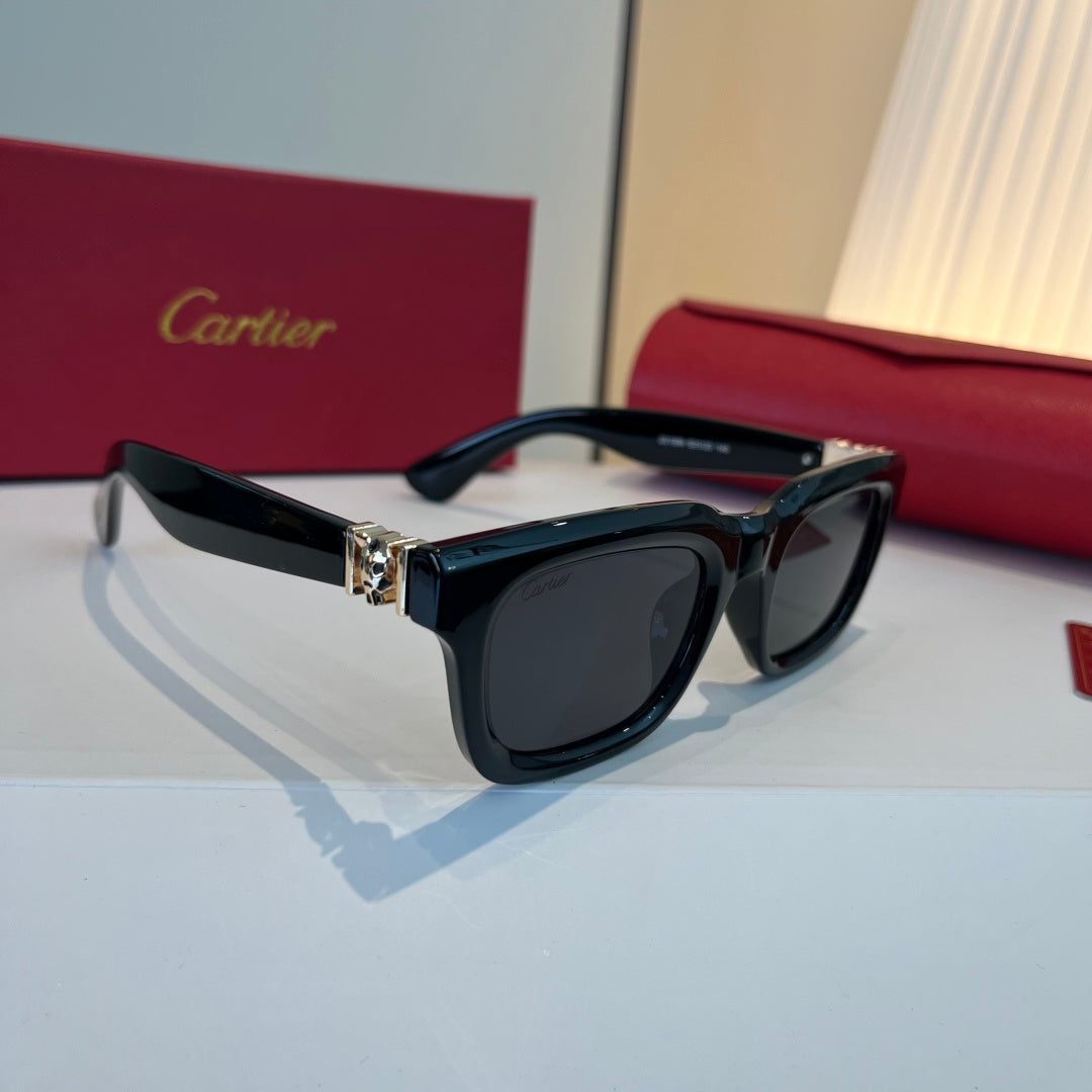 Cartier Lightweight Metal Rimless Silver Lens Sunglasses for Men & Wo - 998205