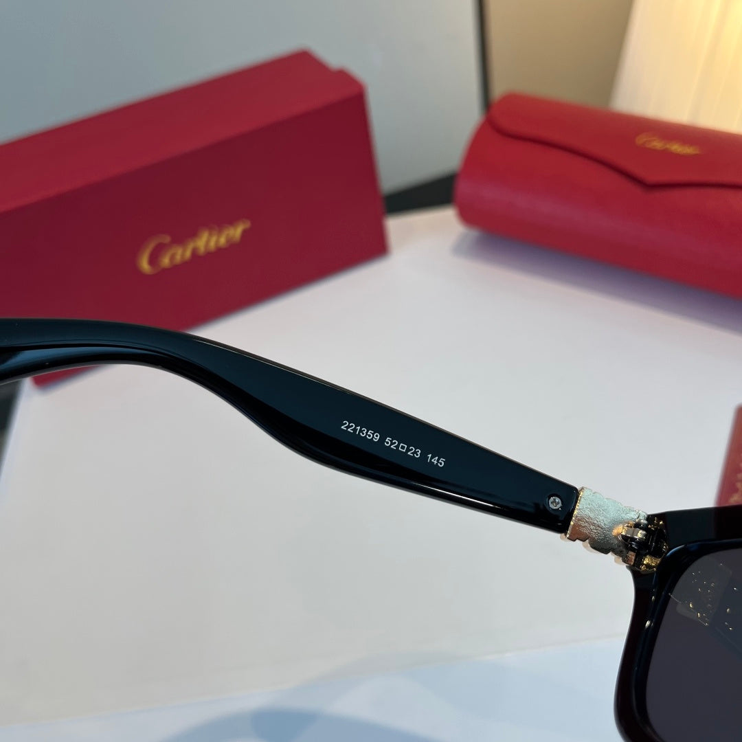 Cartier Lightweight Metal Rimless Silver Lens Sunglasses for Men & Wo - 998205 - detail image 9