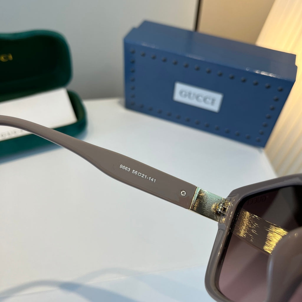 Gucci Oversized Silver Lens Sunglasses for Women - 997661 - detail image 9