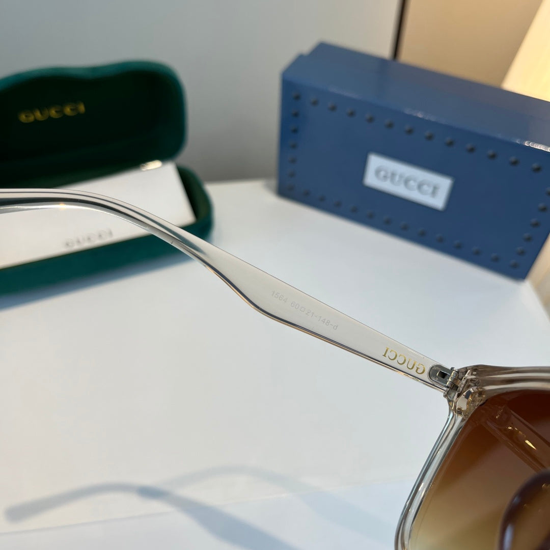 Gucci Oversized Brown Lens Sunglasses for Men & Women - 448837 - detail image 8