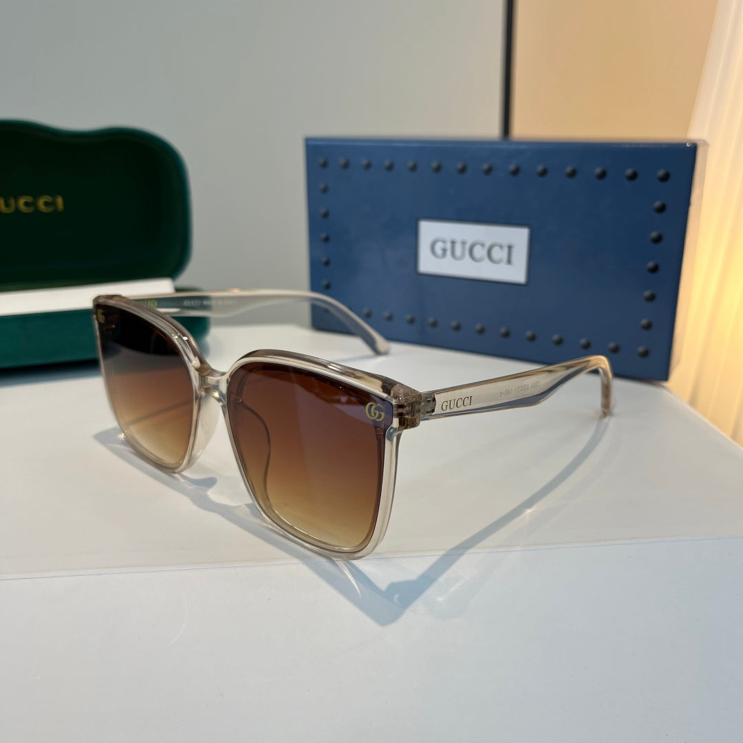 Gucci Oversized Brown Lens Sunglasses for Men & Women - 431404 - detail image 3