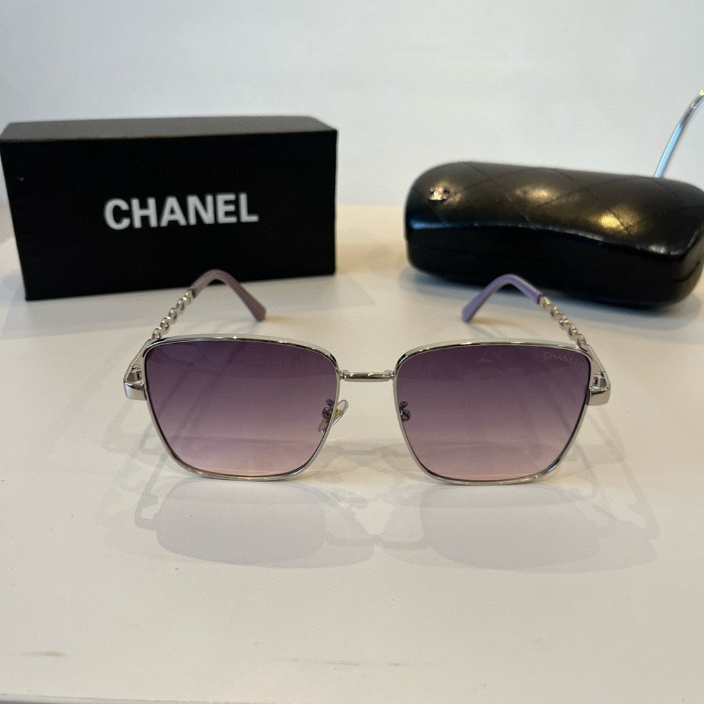 Chanel Oversized Silver Lens Sunglasses for Men & Women - 486574 - detail image 2