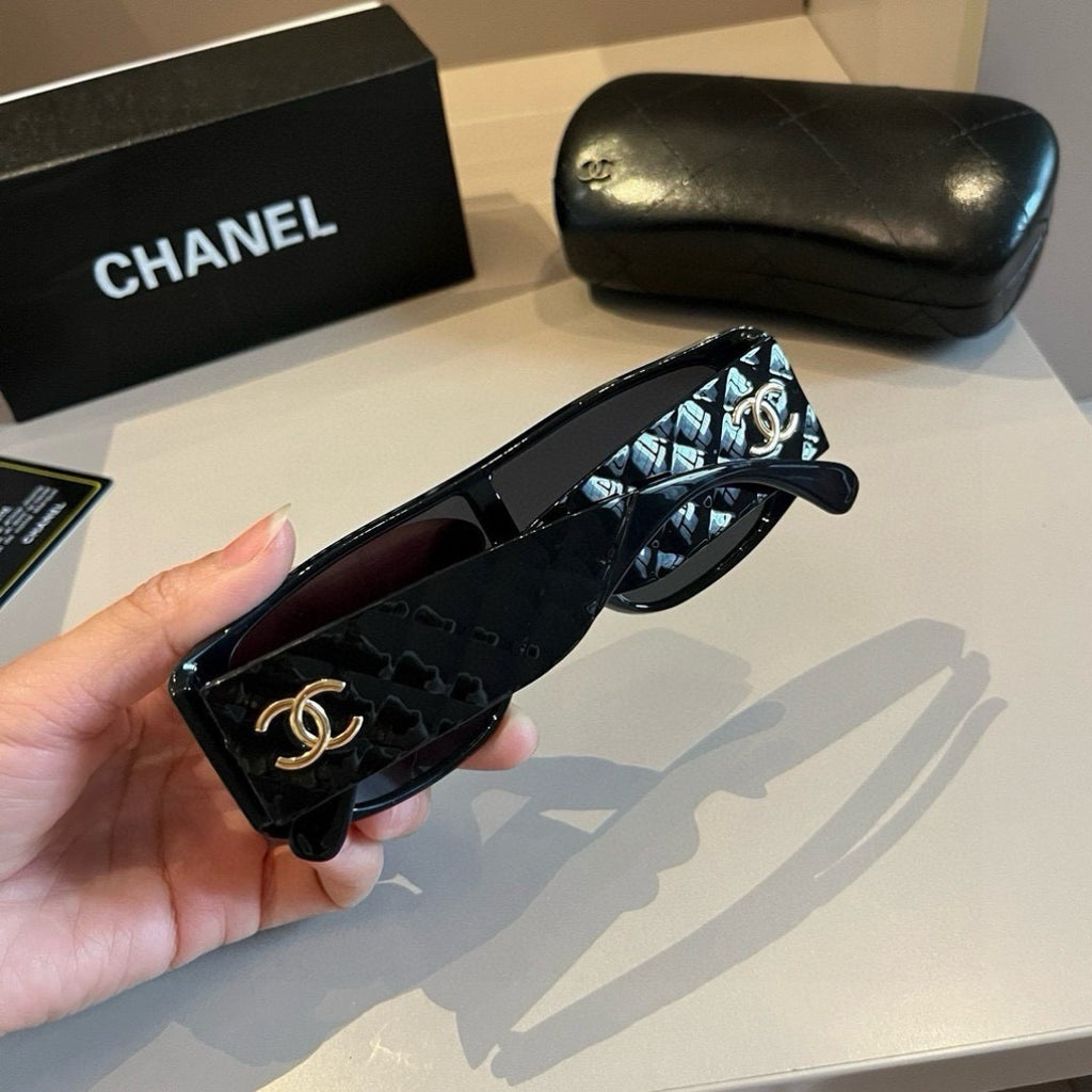 Chanel Fashion Black Lens Sunglasses for Men & Women - 371783 - detail image 5