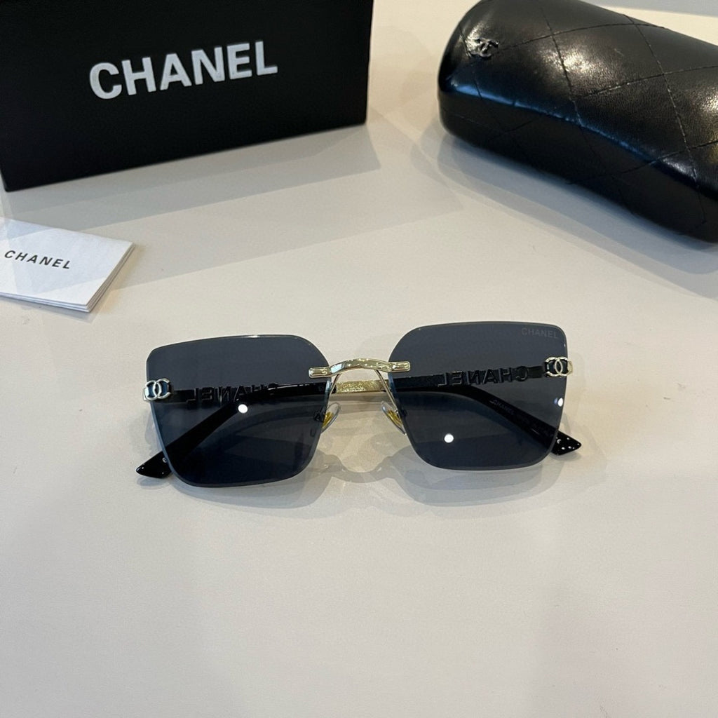 Chanel Oversized Silver Lens Sunglasses for Men & Women - 358024 - detail image 6
