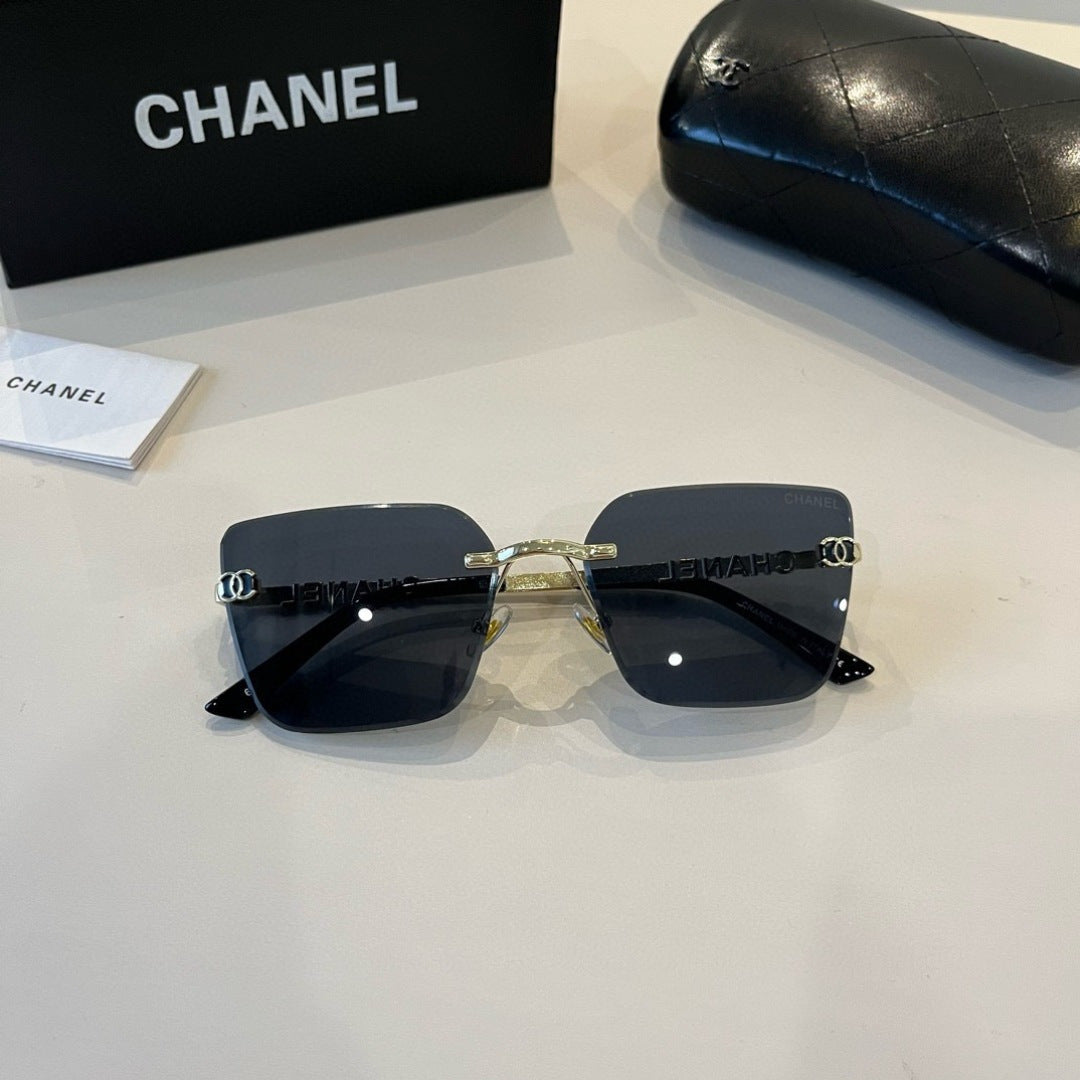 Chanel Oversized Silver Lens Sunglasses for Men & Women - 358024 - detail image 6