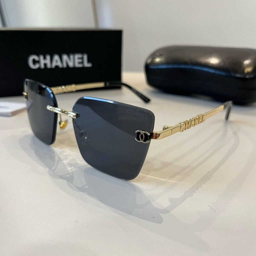 Chanel Oversized Silver Lens Sunglasses for Men & Women - 358024 - detail image 3