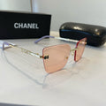 Chanel Oversized Gold Lens Sunglasses for Men & Women - 358025