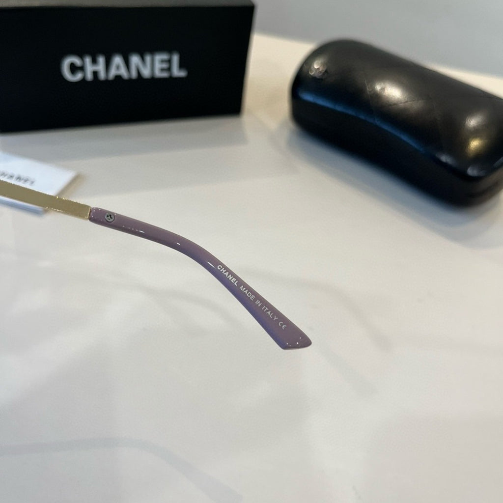 Chanel Oversized Gold Lens Sunglasses for Men & Women - 358025 - detail image 9