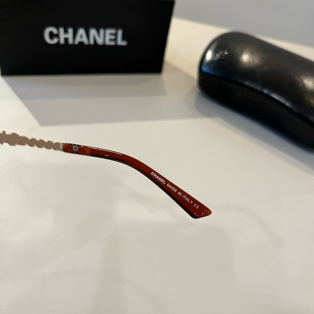 Chanel Oversized Brown Lens Sunglasses for Men & Women - 415217 - detail image 9