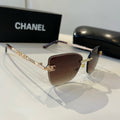 Chanel Oversized Brown Lens Sunglasses for Men & Women - 415217