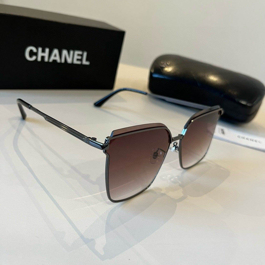 Chanel Oversized Red Lens Sunglasses for Men & Women - 465166