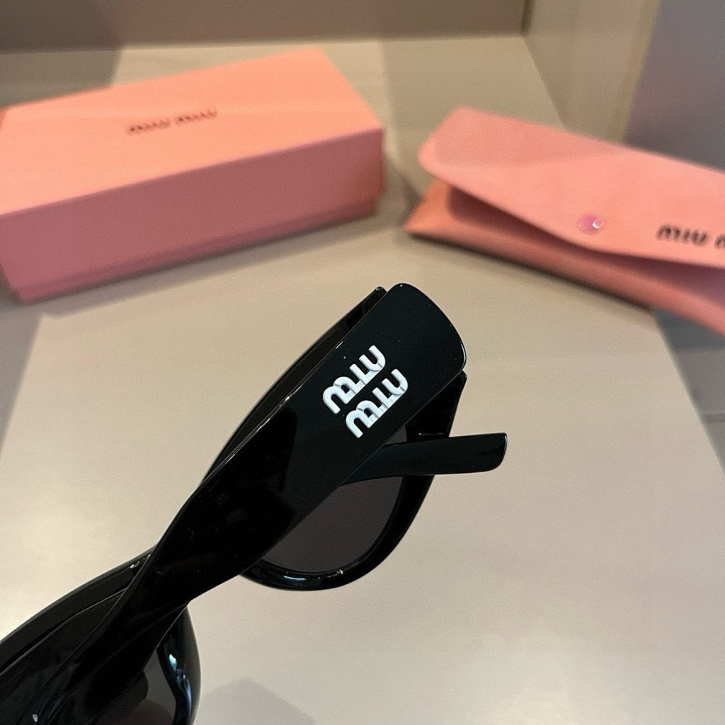 Miu Miu Cat-Eye Gold Lens Sunglasses for Men & Women - 372415 - detail image 7