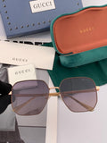 Gucci G1622 Polarized Square Gold Lens Sunglasses for Men & Women - 934082