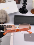 Dior D6296 Square Pink Lens Sunglasses for Men & Women