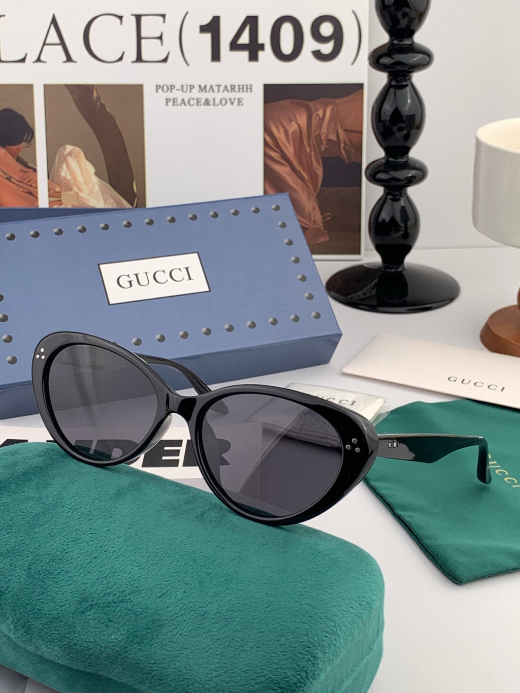 Gucci G65504 Polarized Fashion Gold Lens Sunglasses for Men & Women - 934069 - detail image 4