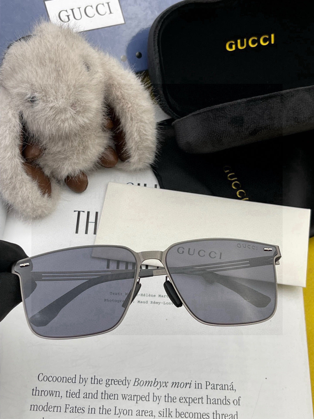 Gucci G176 Polarized Aviator Red Lens Sunglasses for Men - 934070 - detail image 2