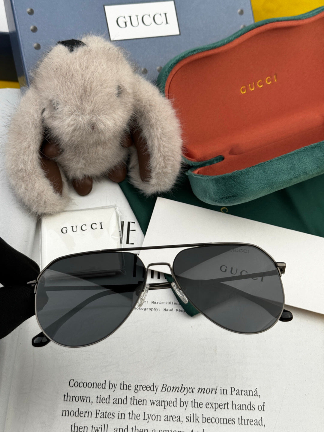 Gucci G198 Polarized Fashion Gold Lens Sunglasses for Men & Women