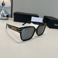 Dior Fashion Black Lens Sunglasses for Men & Women - 431888