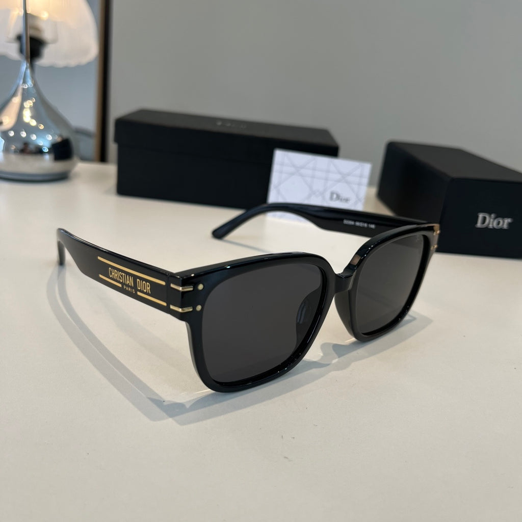 Dior Fashion Black Lens Sunglasses for Men & Women - 431889