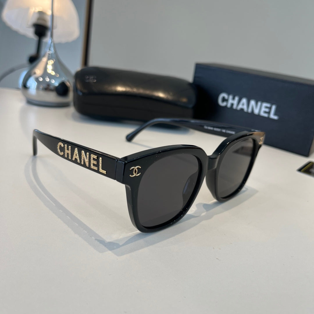 Chanel Fashion Black Lens Sunglasses for Men & Women - 371692