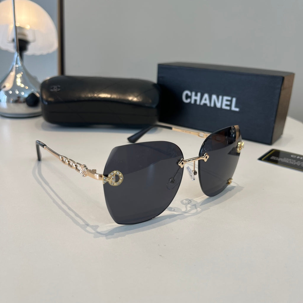 Chanel 17165 Fashion Silver Lens Sunglasses for Men & Women