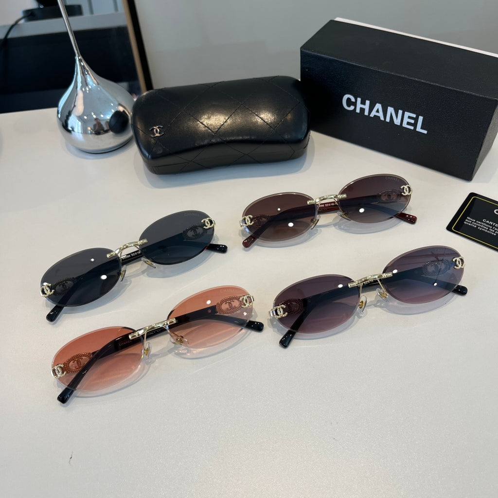 Chanel Fashion Silver Lens Sunglasses for Men & Women - 371695 - detail image 12