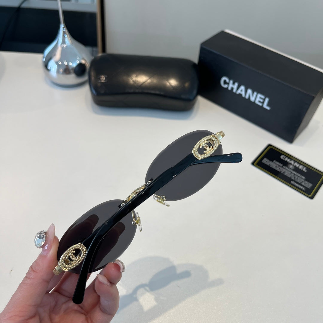 Chanel Fashion Silver Lens Sunglasses for Men & Women - 371695 - detail image 9