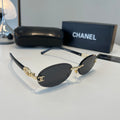 Chanel Fashion Silver Lens Sunglasses for Men & Women - 371695