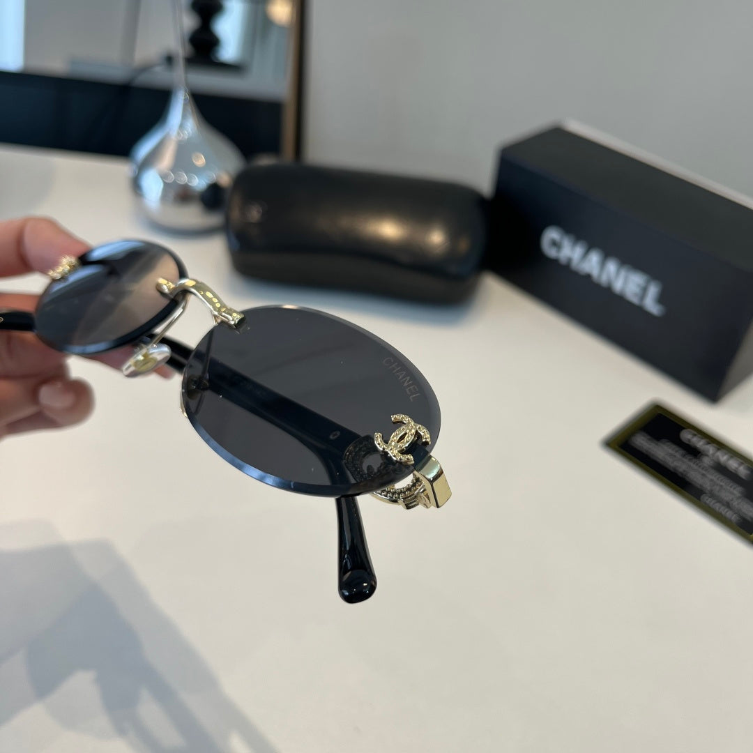 Chanel Fashion Silver Lens Sunglasses for Men & Women - 371695 - detail image 5