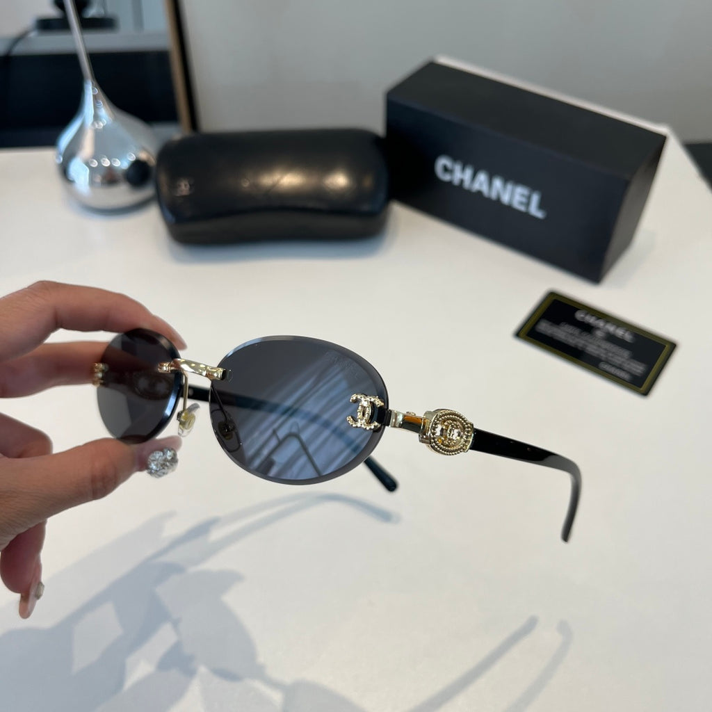 Chanel Fashion Silver Lens Sunglasses for Men & Women - 371695 - detail image 7