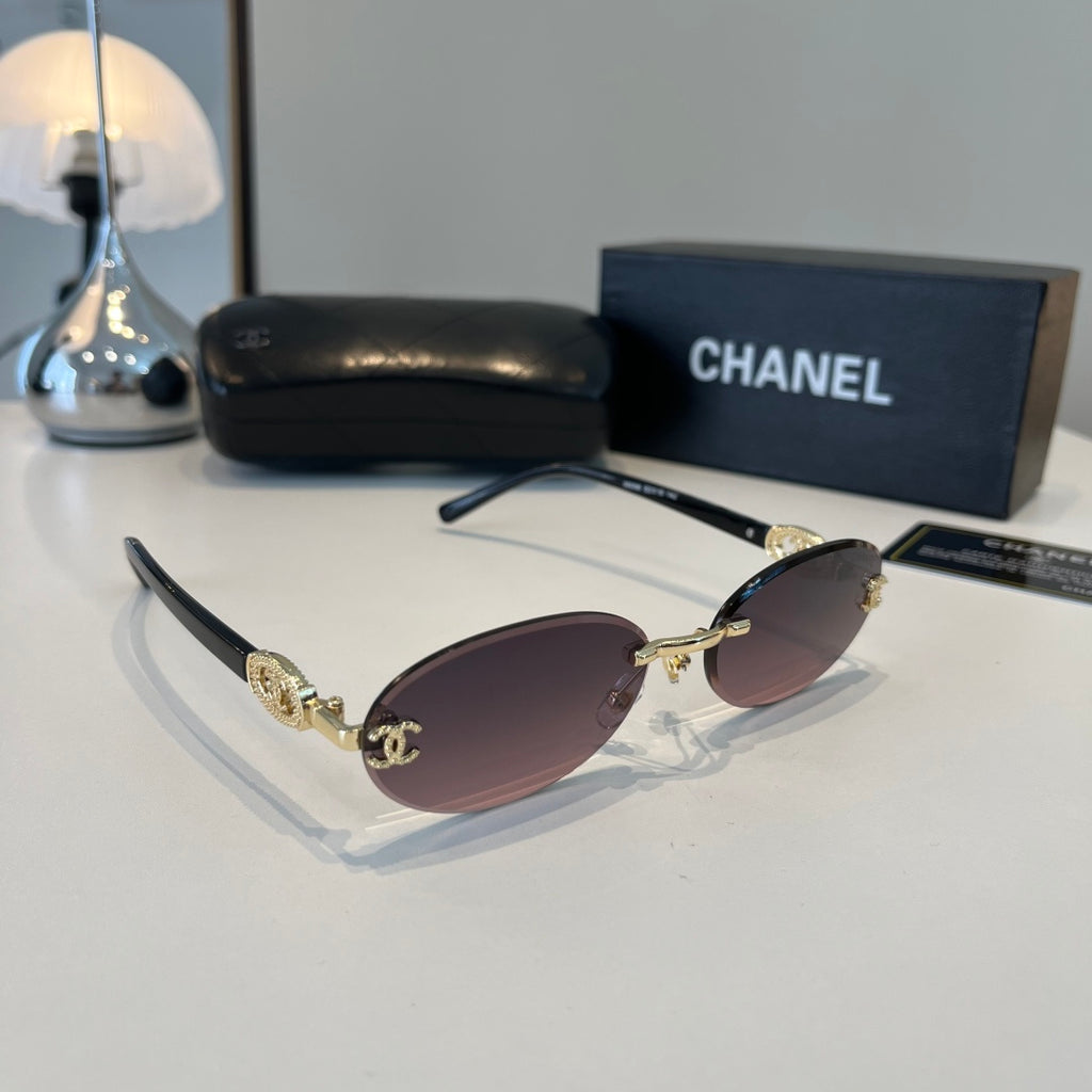 Chanel Fashion Silver Lens Sunglasses for Men & Women - 371696