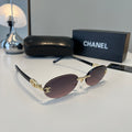 Chanel Fashion Silver Lens Sunglasses for Men & Women - 371696