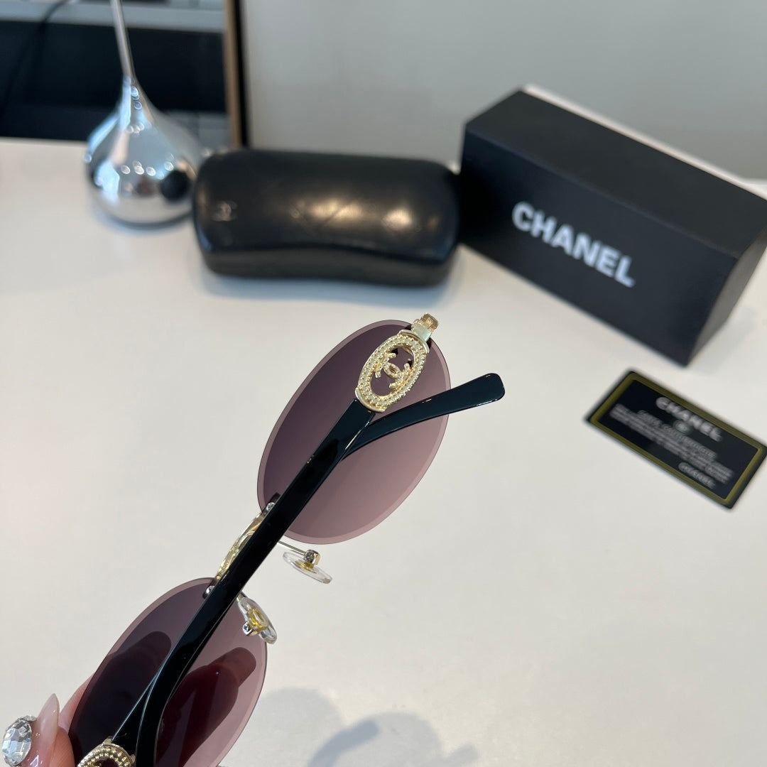Chanel Fashion Silver Lens Sunglasses for Men & Women - 371696 - detail image 6