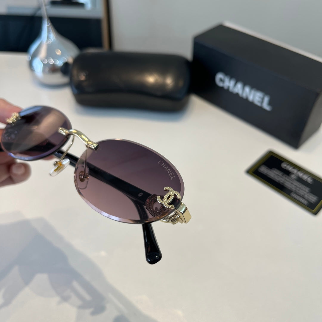 Chanel Fashion Silver Lens Sunglasses for Men & Women - 371696 - detail image 5