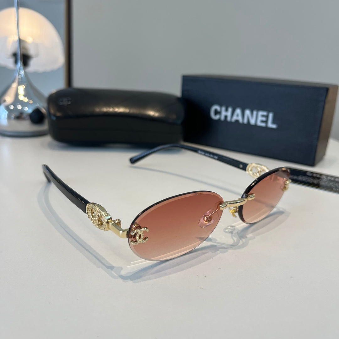 Chanel Fashion Red Lens Sunglasses for Men & Women - 371697