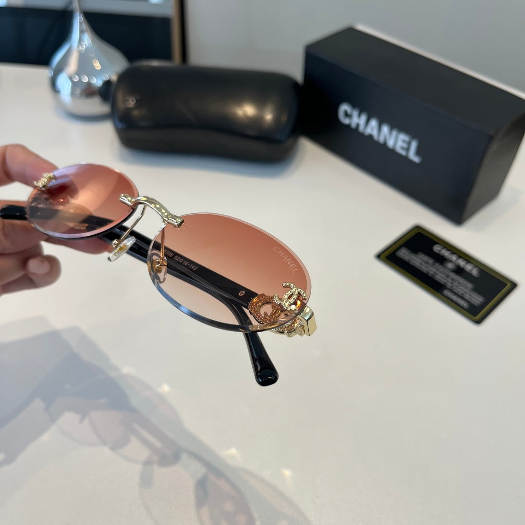 Chanel Fashion Red Lens Sunglasses for Men & Women - 371697 - detail image 6
