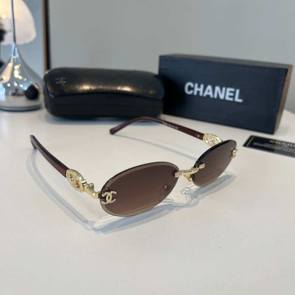 Chanel Fashion Brown Lens Sunglasses for Men & Women - 371698
