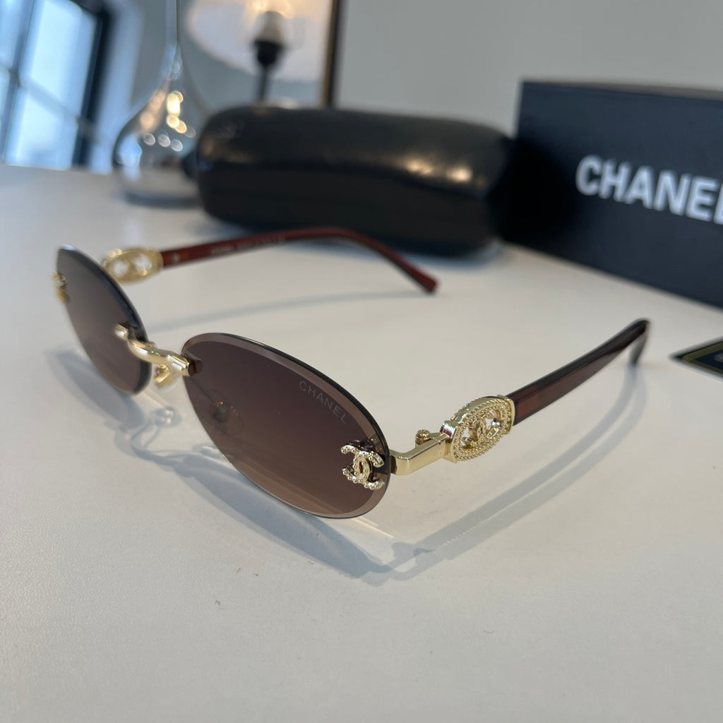 Chanel Fashion Brown Lens Sunglasses for Men & Women - 371698 - detail image 3