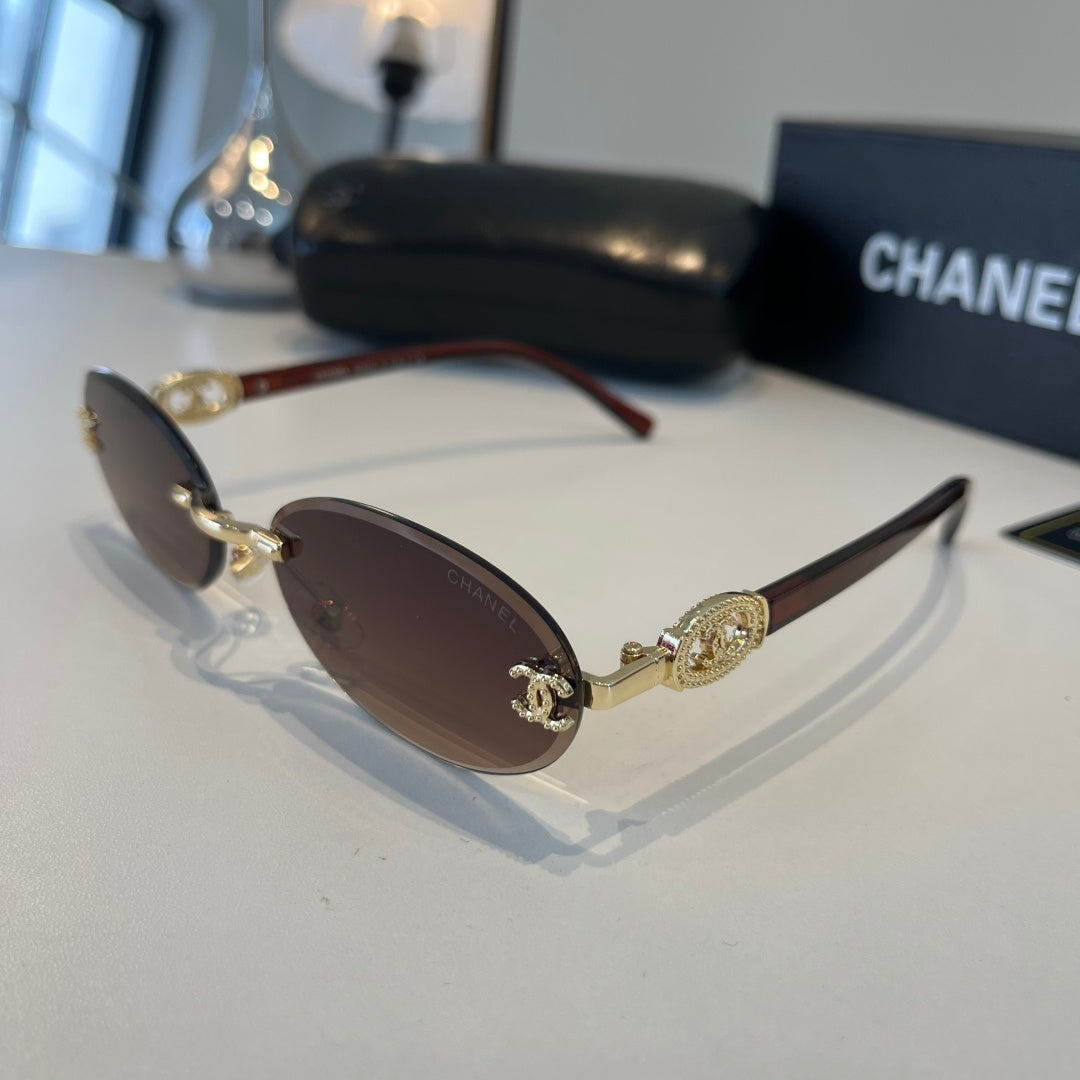 Chanel Fashion Brown Lens Sunglasses for Men & Women - 371698 - detail image 3