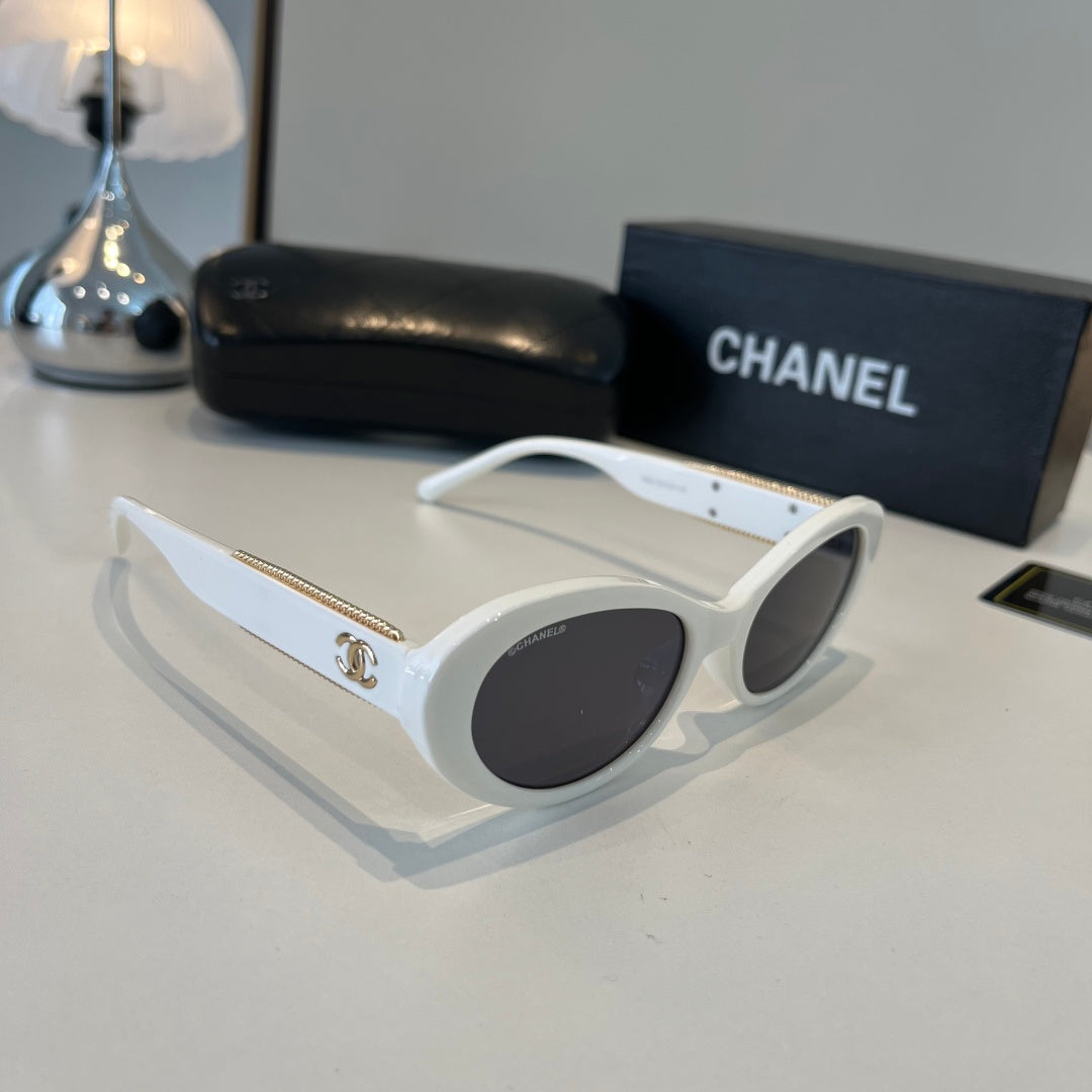 Chanel Fashion Silver Lens Sunglasses for Men & Women - 371707
