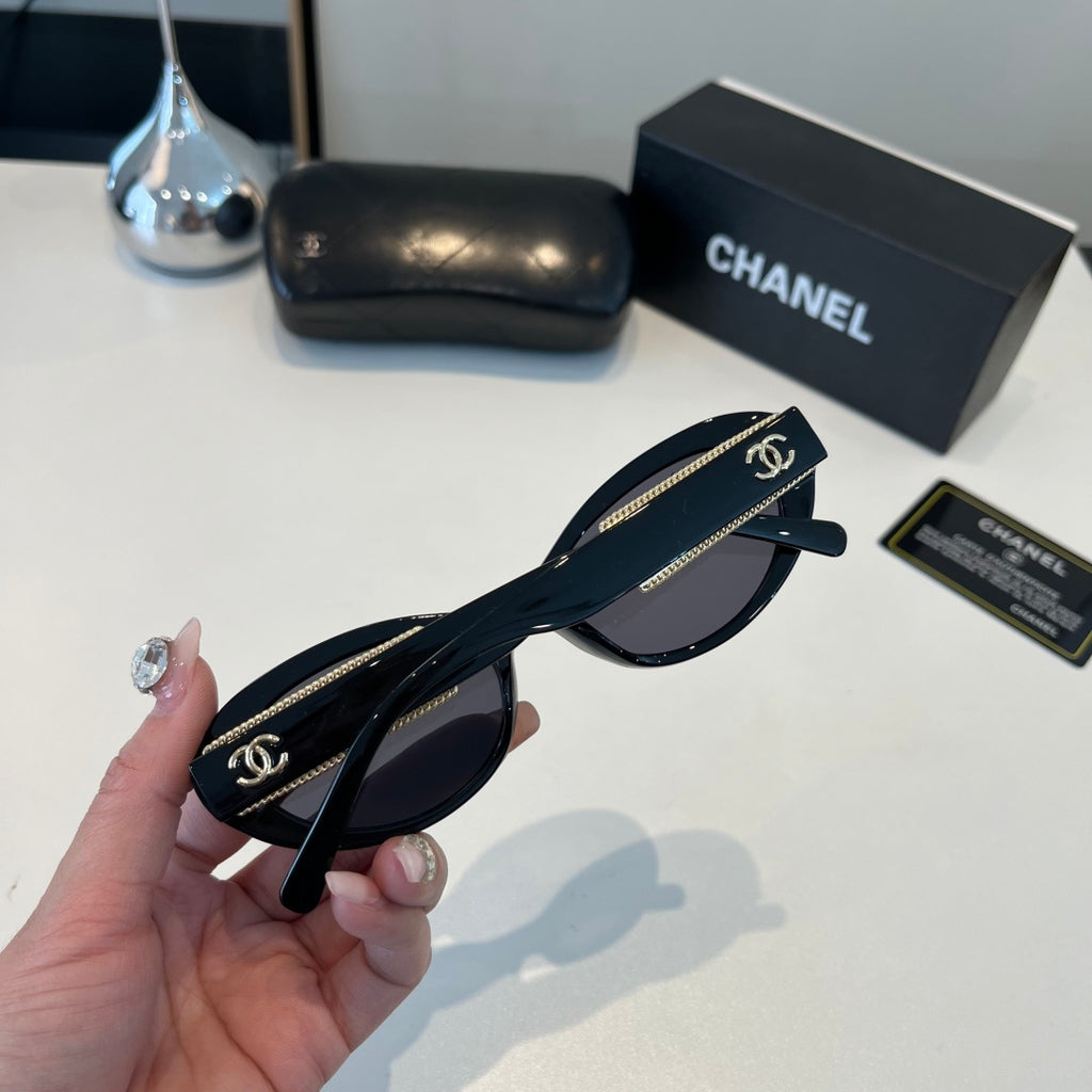 Chanel Fashion Black Lens Sunglasses for Men & Women - 371708 - detail image 8