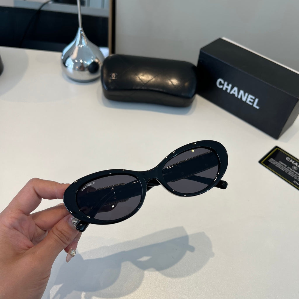 Chanel Fashion Black Lens Sunglasses for Men & Women - 371708 - detail image 6