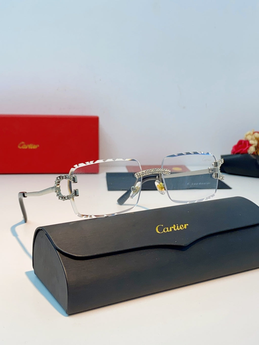 Cartier Fashion Silver Lens Sunglasses for Men & Women - 465912 - detail image 10