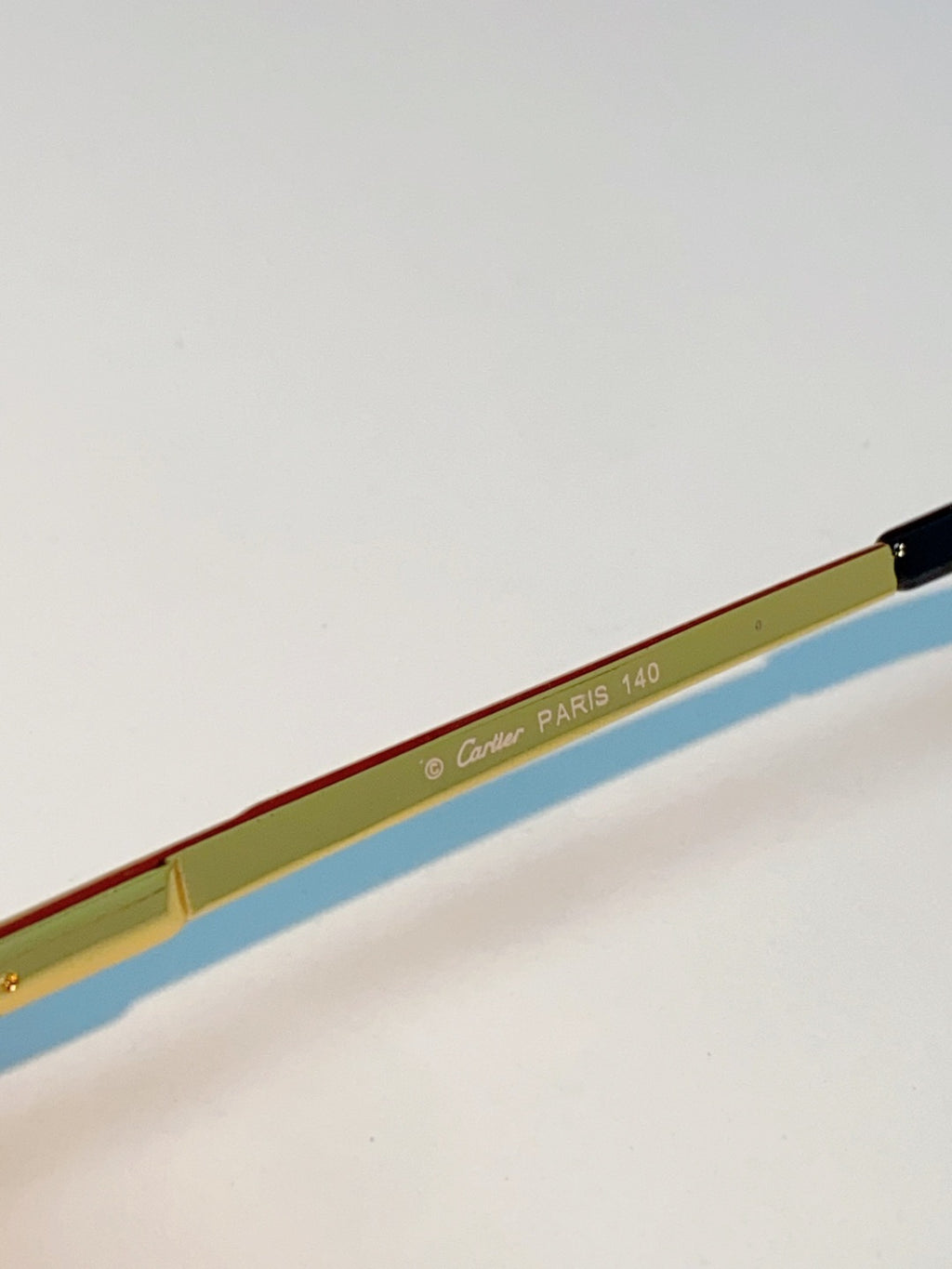 Cartier Lightweight Rimless Red Lens Sunglasses for Men & Women - 415954 - detail image 8