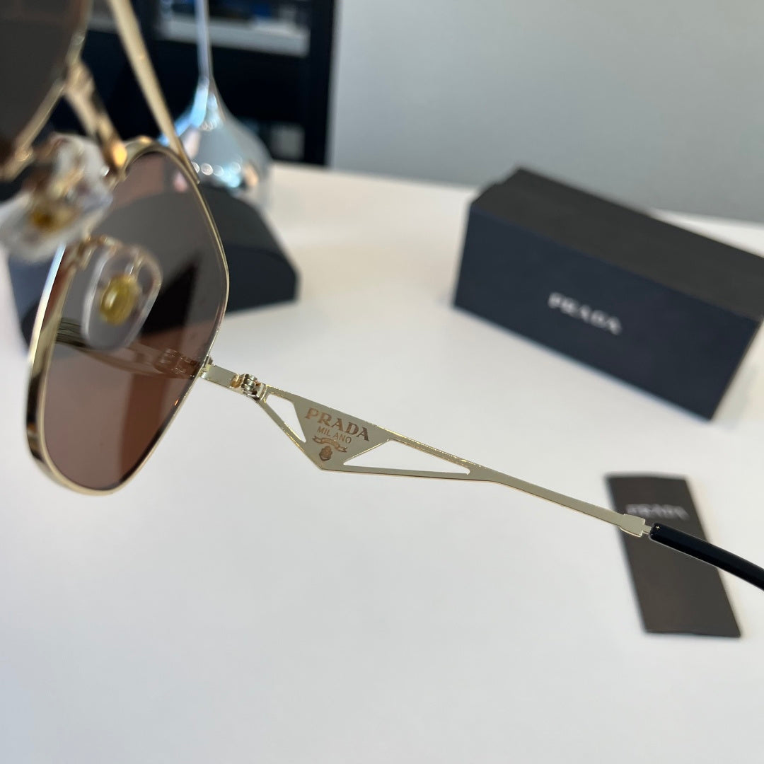 Prada Fashion Brown Lens Sunglasses for Men & Women - 372162 - detail image 9