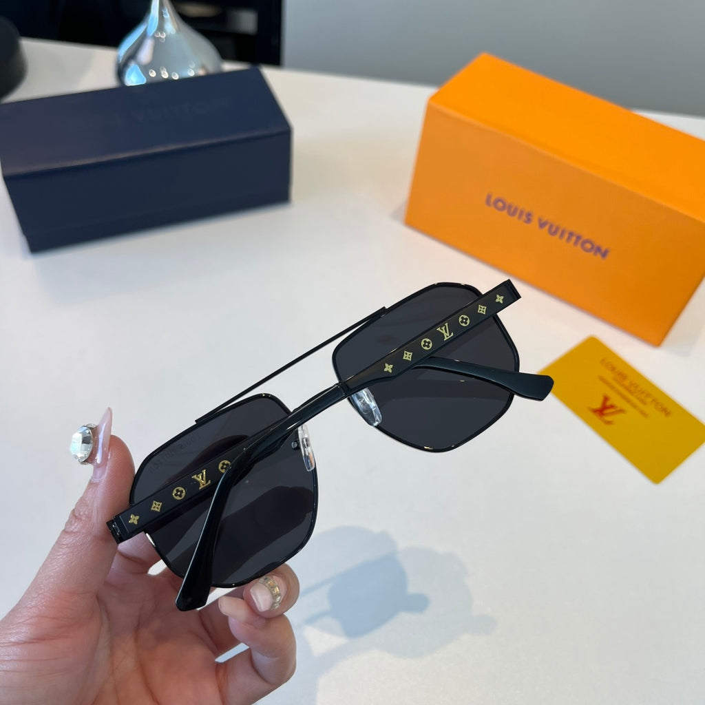 Louis Vuitton Metal Aviator Silver Lens Sunglasses for Men & Women - 158136 - detail image 7