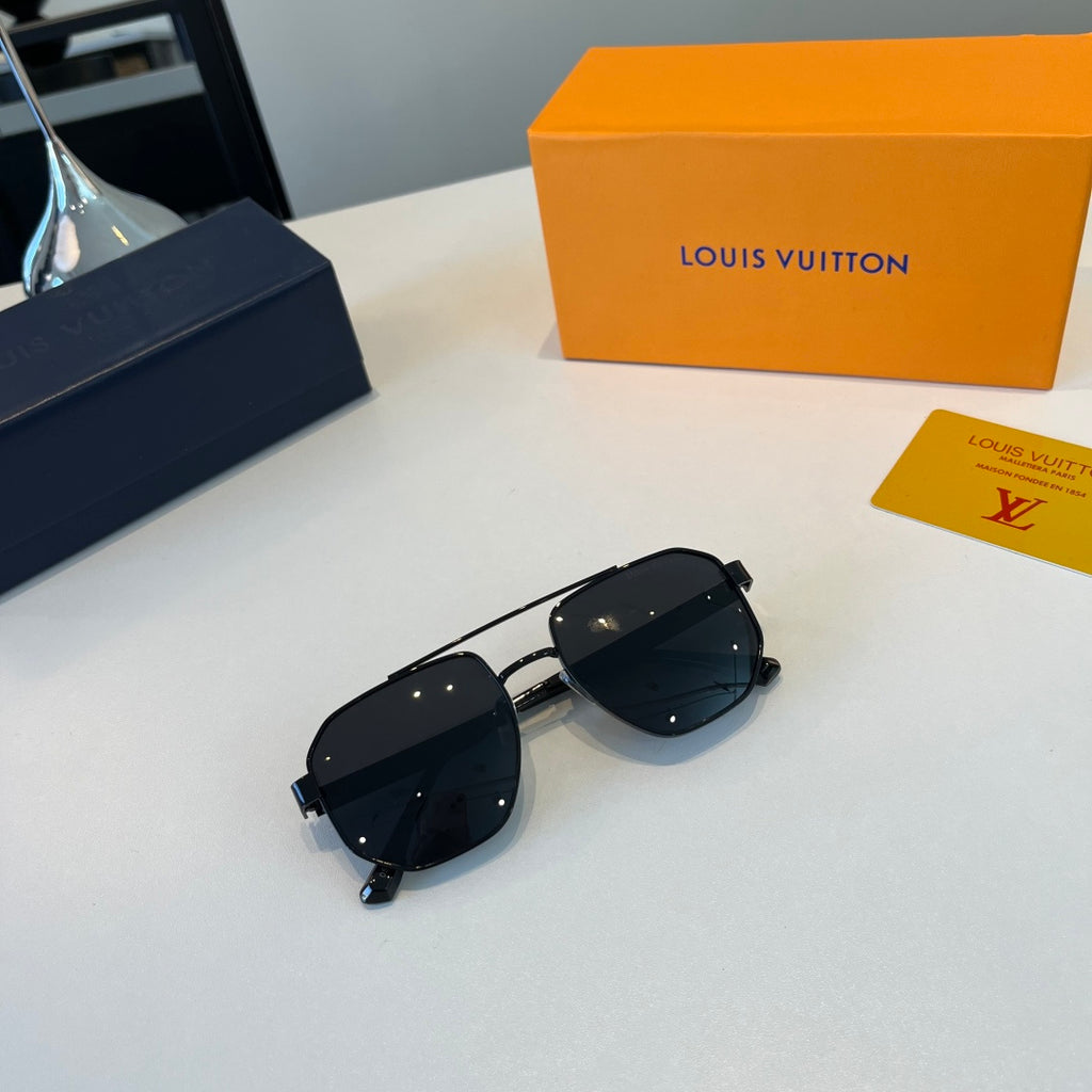 Louis Vuitton Metal Aviator Silver Lens Sunglasses for Men & Women - 158136 - detail image 10