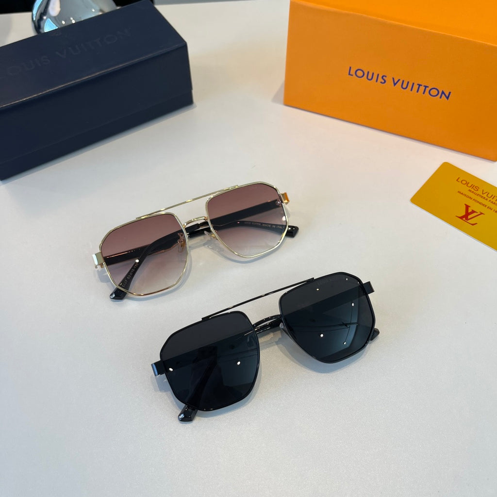 Louis Vuitton Metal Aviator Silver Lens Sunglasses for Men & Women - 158136 - detail image 11